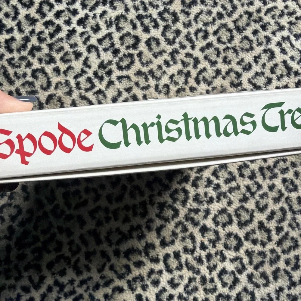VTG Holiday Spode Christmas Tree Collector 8